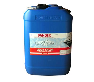 image of Liquid Chlorine Sodium Hypochlorite 12-15% 20L - In Store Pickup Only