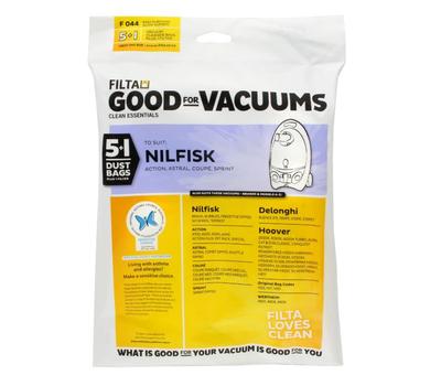 image of Nilfisk Sprint gm100 Vac Bags (5pk) F044