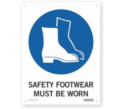image of Safety footwear sign