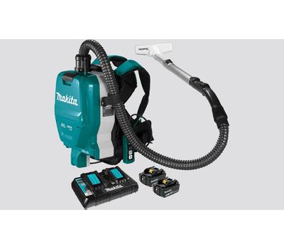 image of ﻿Makita DVC261 Backpack Vacuum Cleaner (with 2 Batteries)