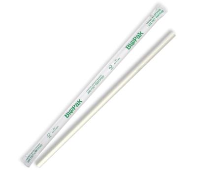 image of 6mm Regular White BioStraw - Individual Wrapped