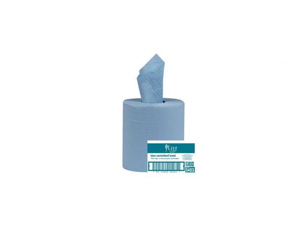 product image for Livi Essentials Centrefeed blue 2ply 180m