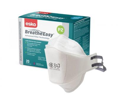 image of Esko Breathe Easy P2 Flat Fold Non-Valved Mask 20 pack