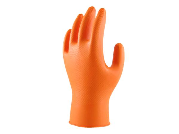 product image for Grippaz Nitrile 246 Orange Medium Gloves *WHILE STOCKS LAST*