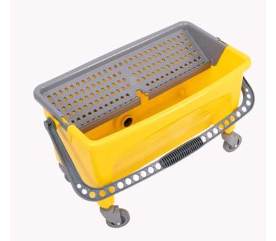image of Deluxe Flat Mop Bucket - With Drain