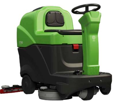 image of IPC CT80 BT60 Ride-On Scrubber-Dryer