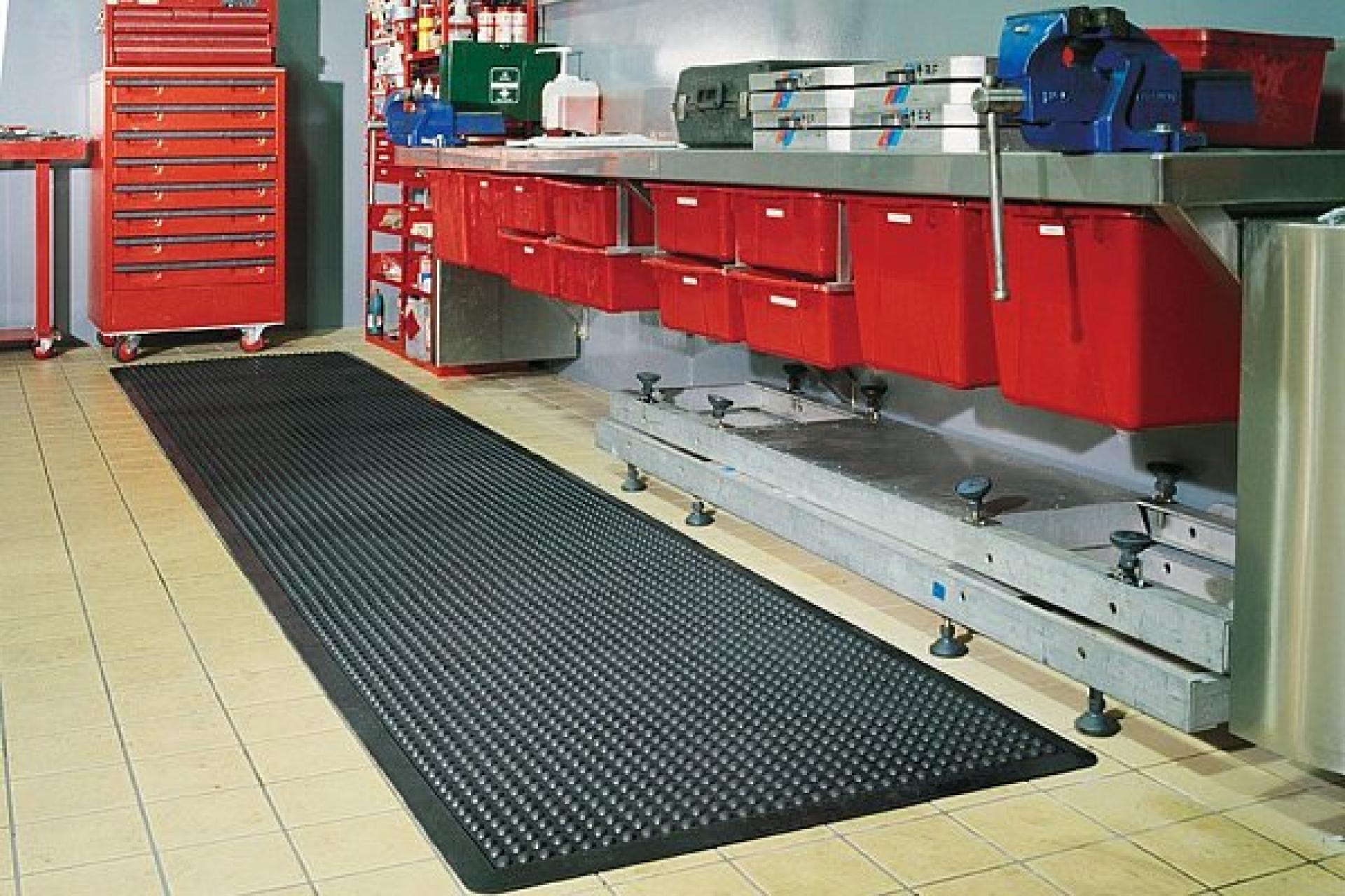 custom industrial workshop floor matting