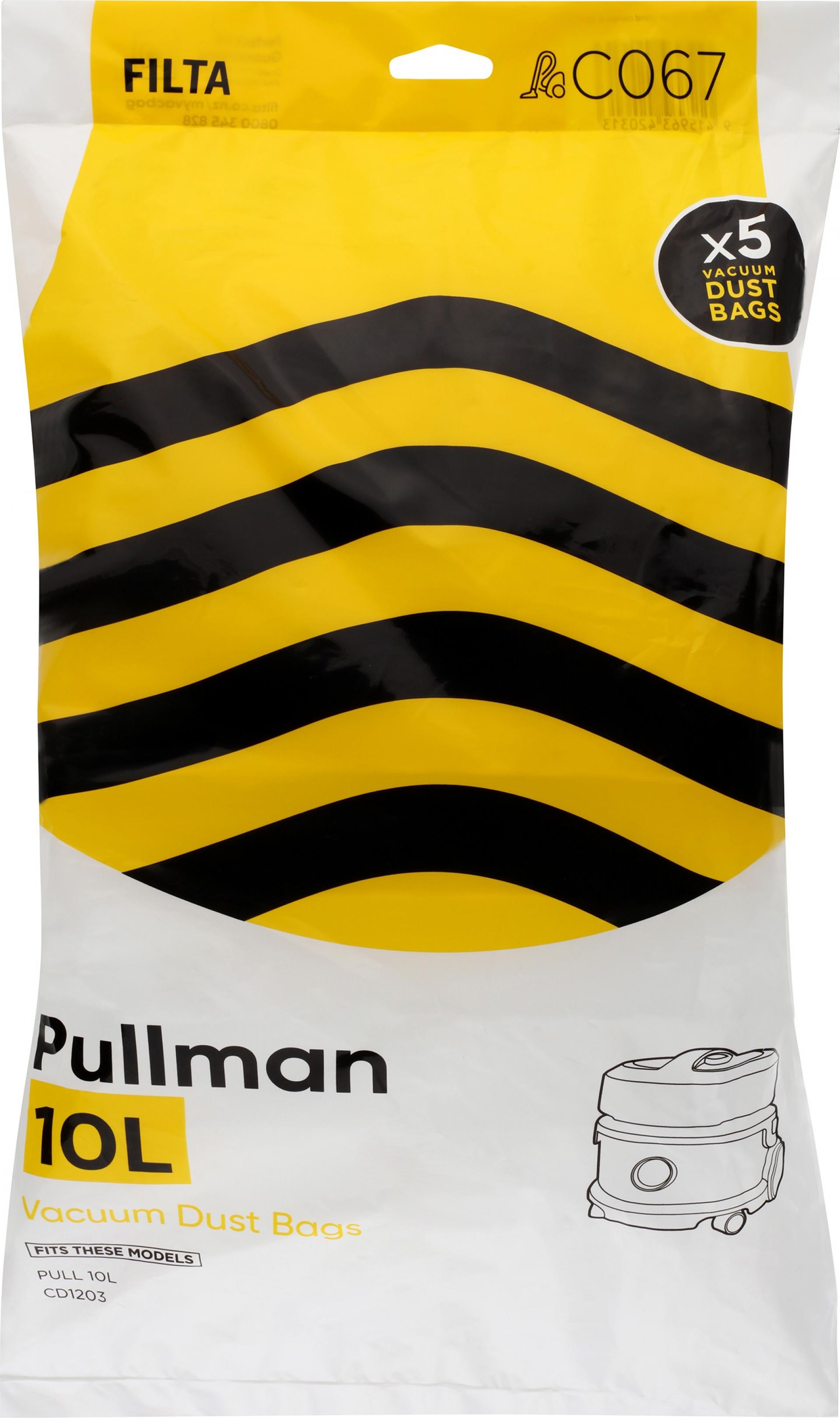Pullman 10L Vacuum Dust Bags - Commercial Cleaning Supplies Auckland ...
