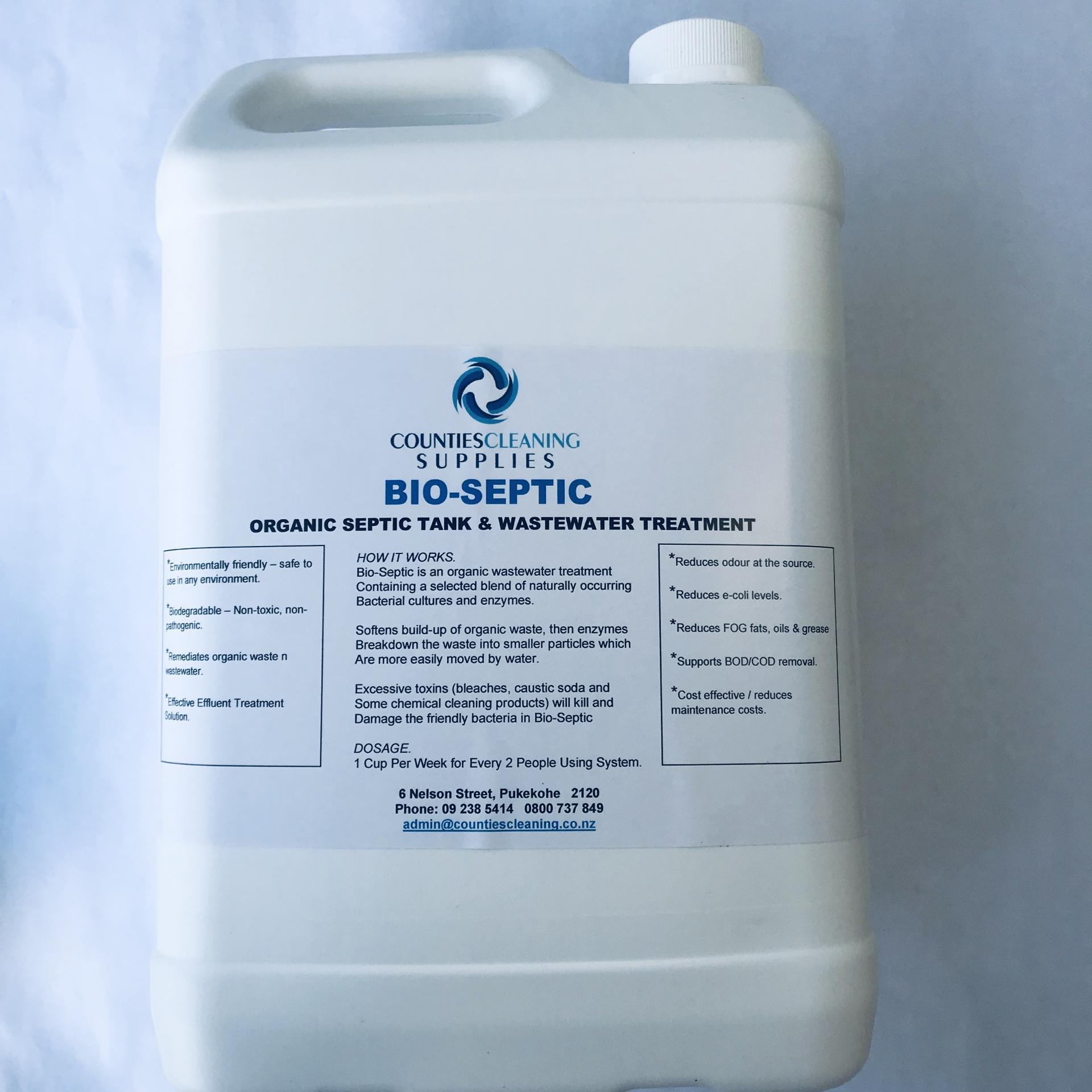 Septic tank friendly cleaning products