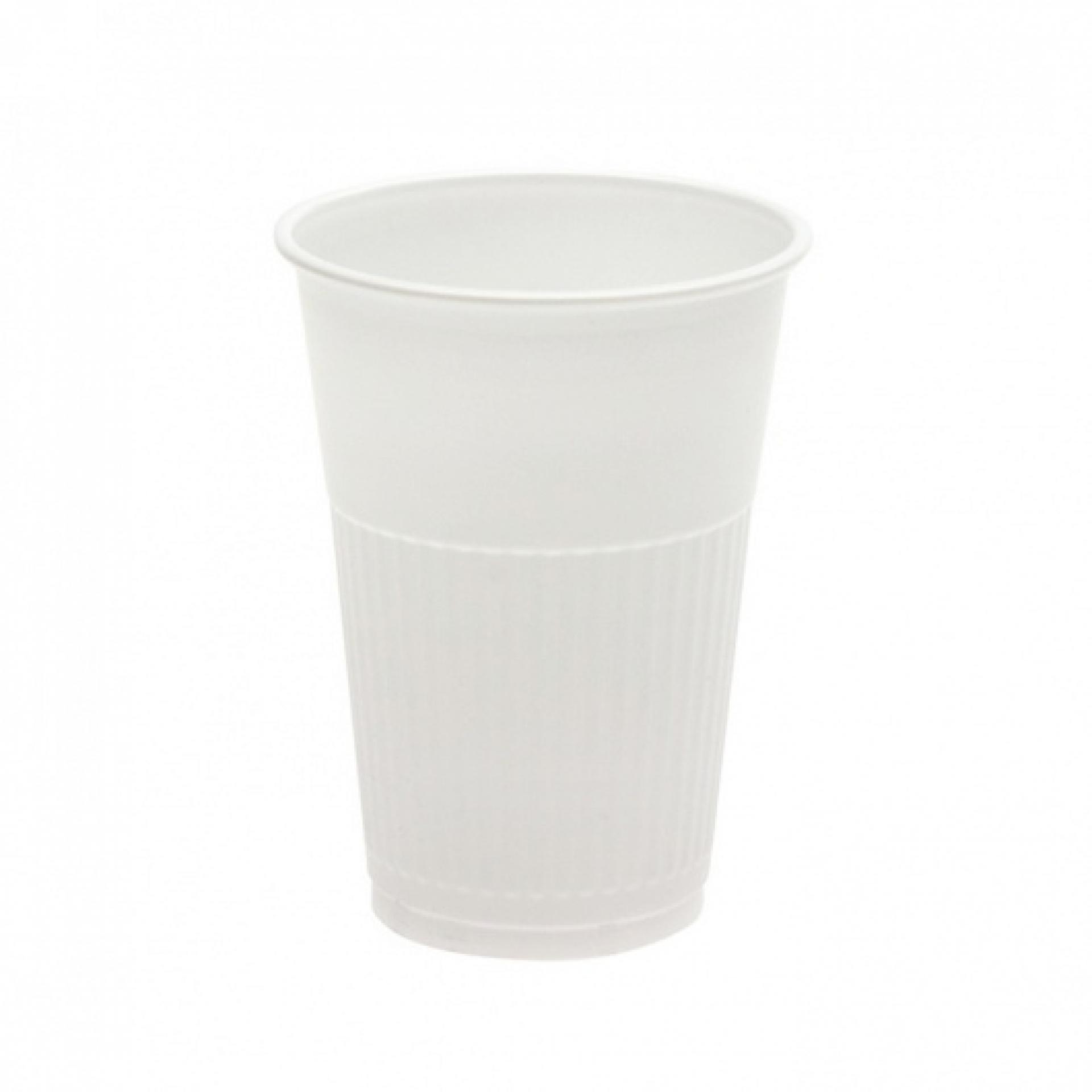 White Plastic Cup 210ml (1000Ctn) Commercial Cleaning