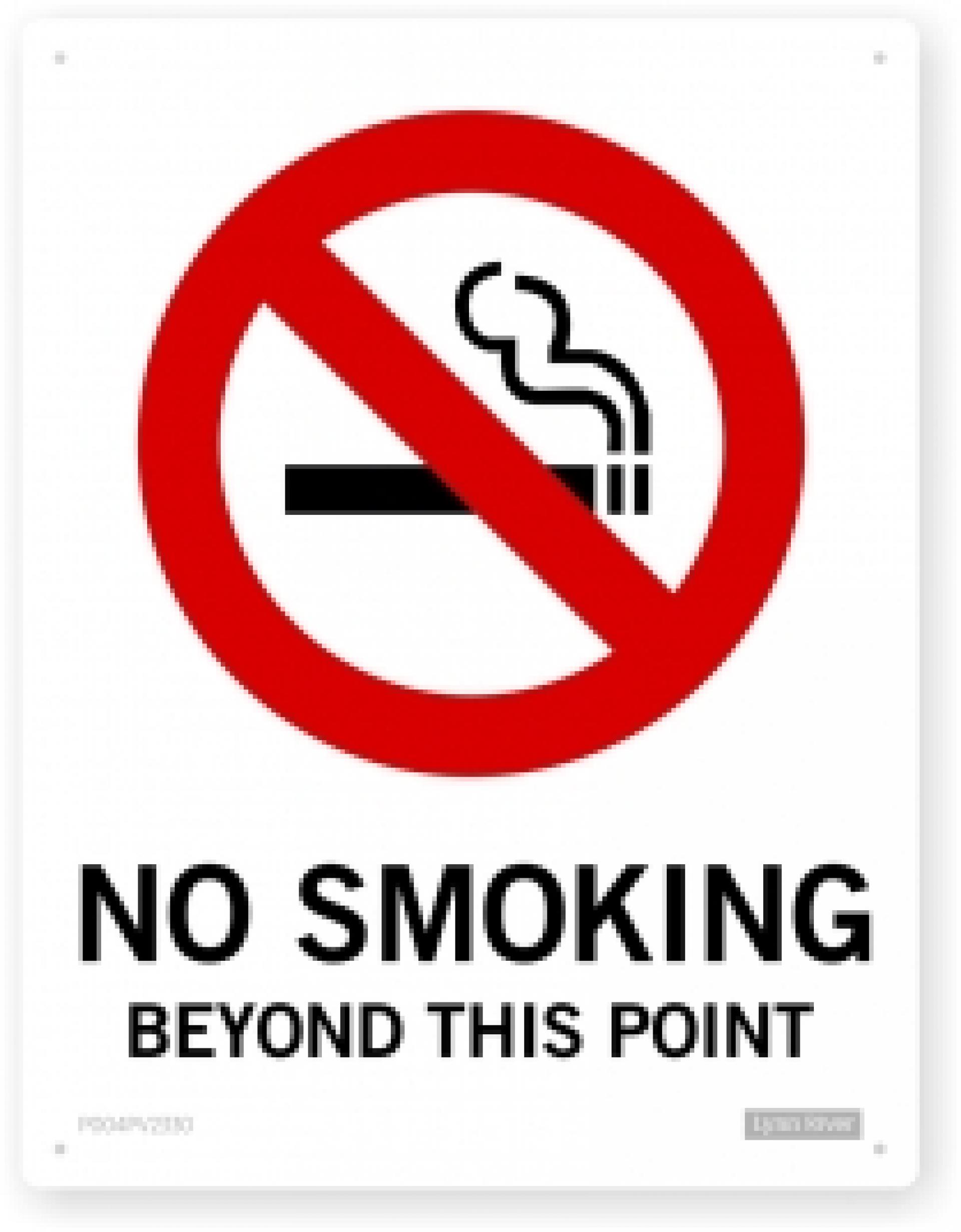 NO Smoking Sign Commercial Cleaning Supplies Auckland Counties Cleaning
