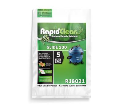 image of RapidClean Glide 300 Microfibre Vacuum Bags - 5 Pack