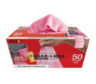 image of Grab A Rag 50 pack (Pink)
