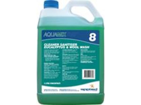 product image for Aquamix 8 - Cleaner / Sanitiser Eucalyptus (5L)