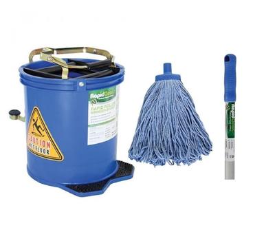image of Rapid clean Mop Set and Bucket complete 
