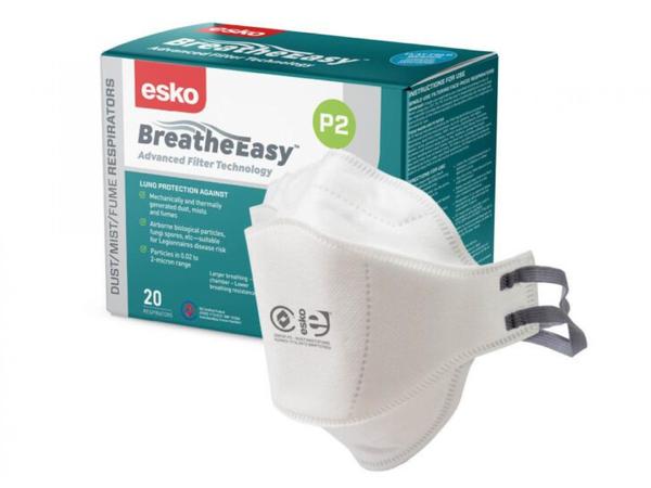 product image for Esko Breathe Easy P2 Flat Fold Non-Valved Mask 20 pack