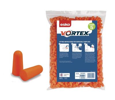 image of Esko Vortex Earplugs Orange Uncorded Refill