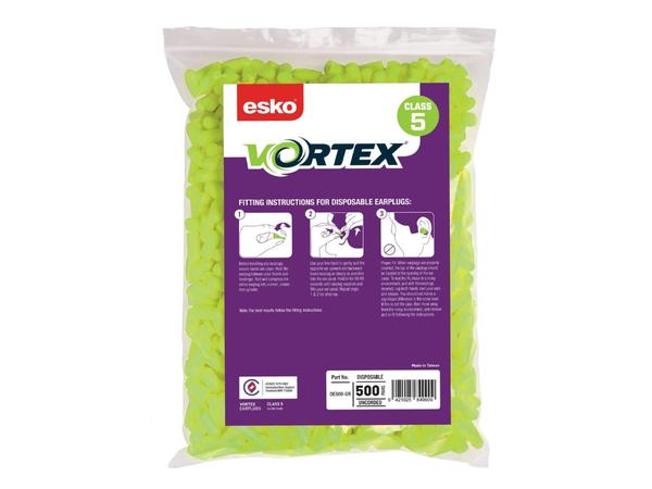 product image for Esko Vortex Earplugs Green Uncorded Refill