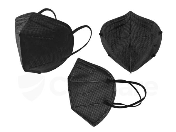 product image for KN95 Face mask Black 6 pack