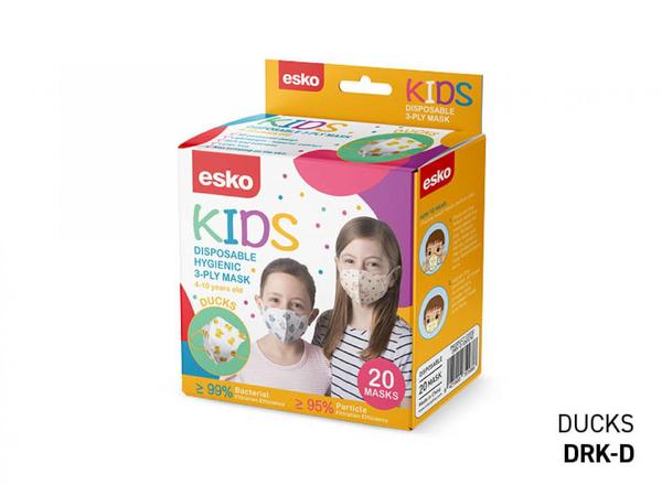 product image for Esko Kids Disposable 3-Ply face Mask 20 pack