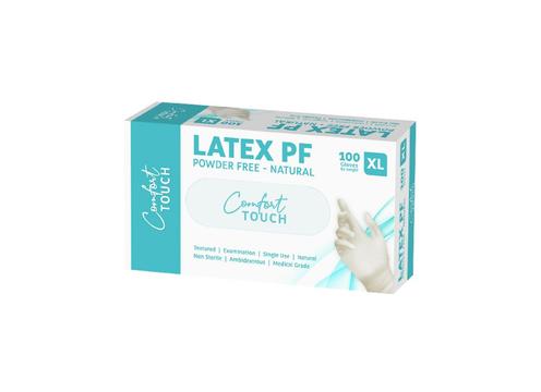 gallery image of Comfort Touch Latex Powder free Natural Gloves 100 pack