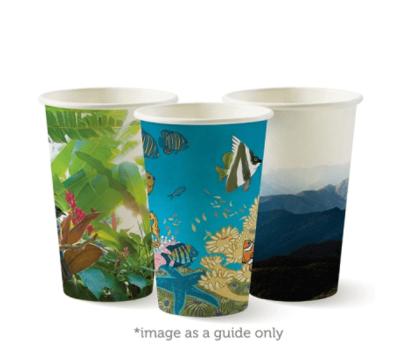 image of Biopak Art series Single Wall Hot cups