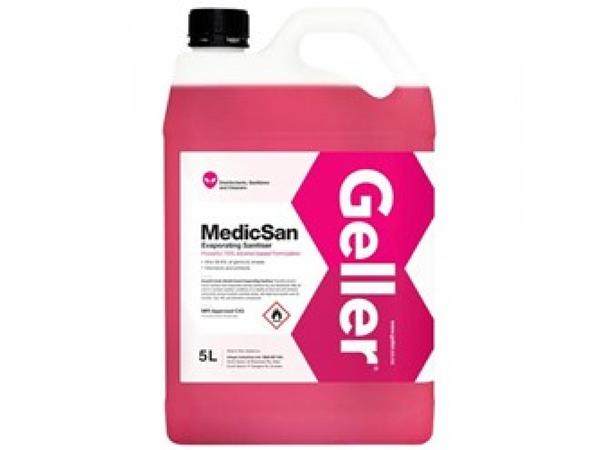 product image for Geller Medicsan Sanitiser Spray EVAPORATING Alcohol 5L