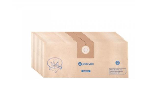 product image for PACVAC 15L GLIDE PAPER BAG 10 PACK
