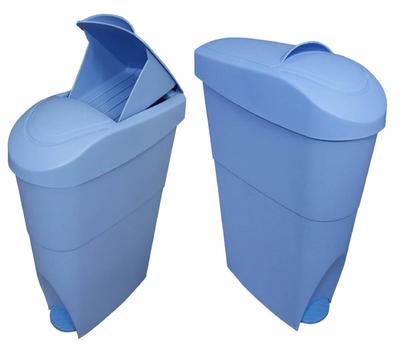 image of Sanitary disposal / Feminine hygiene bin 12 L White or Blue