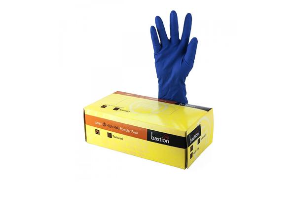 product image for Bastion High Risk Latex Gloves Powder Free 50Pk