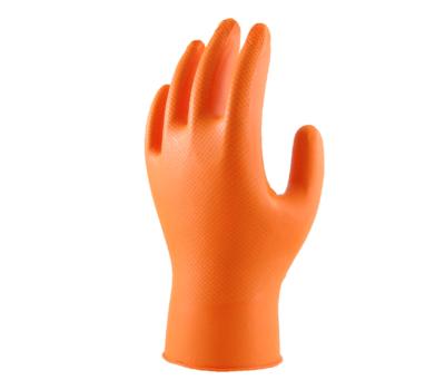 image of Grippaz Nitrile 246 Orange Medium Gloves