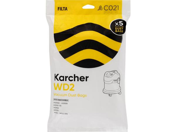 product image for Karcher WD2 Vaccum Dust Bags