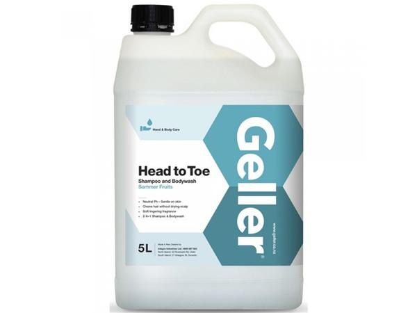 product image for Geller Head to Toe Moisturising Body Wash - Summer Fruits 5L