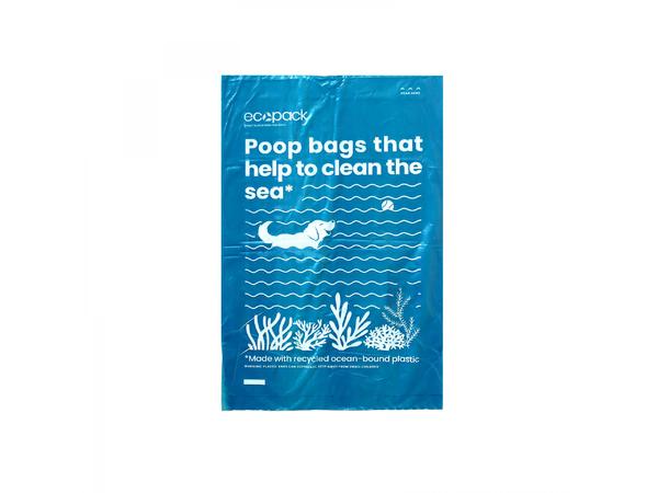 product image for Ecopack Recycled Ocean-bound Plastic Dog Poop Bags x 300