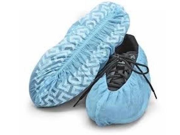 product image for Anti Skid Shoe Cover - Blue 19x45cm