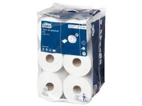 product image for Tork 472193 T9 Smart One Mini 2Ply Toilet Rolls (12pk)