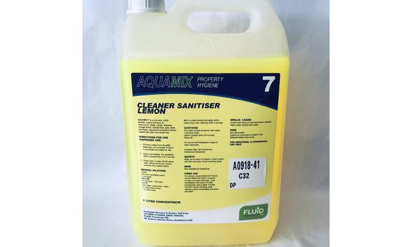 gallery image of Aquamix 7 Lemon Cleaner / Sanitiser  (5L)
