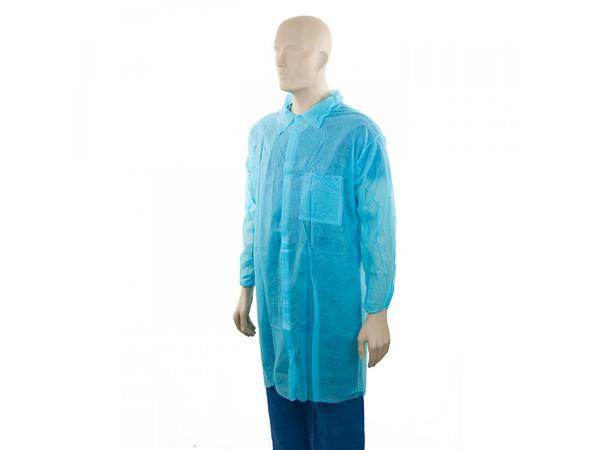 product image for Bastion Polyprop Labcoat Blue (Lge) Ctn