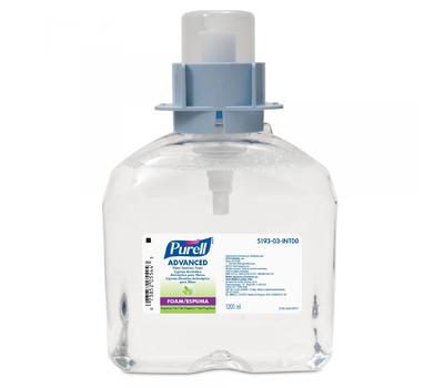 image of Purell 5193 FMX Hand Sanitiser (70%)  Foam (1.2L)