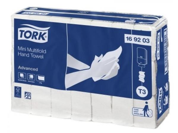 product image for Tork 169203 Mini Multifold Hand Towel half Wipes 7770/Outer