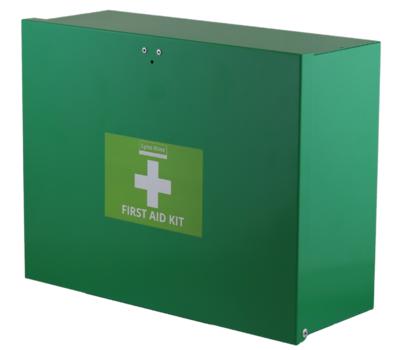 image of Industrial First Aid Kit 6-25 People Metal Wall Box/Case