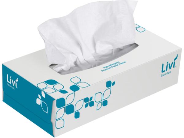 product image for Livi 2Ply Facial Tissue 100'S x 30/Ctn