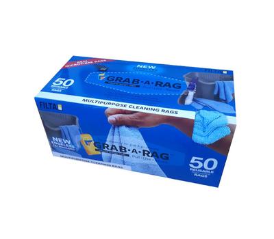 image of Grab A Rag 50 pack (Blue)