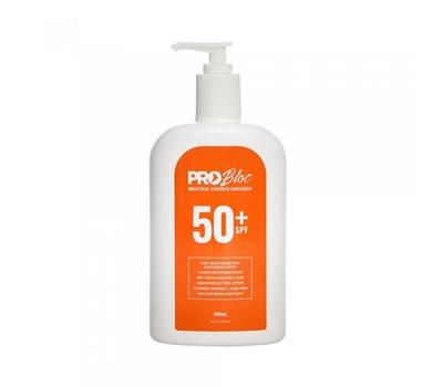 image of Pro Bloc SPF50+ Sunscreen (500ml) Pump Bottle