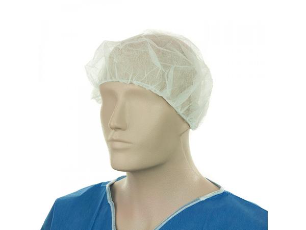 product image for Bastion Disposable Bouffant Hats 53Cm White 100pk