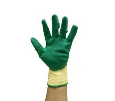 image of Yellow-Green Latex Glove Size 11/XL (Pair)