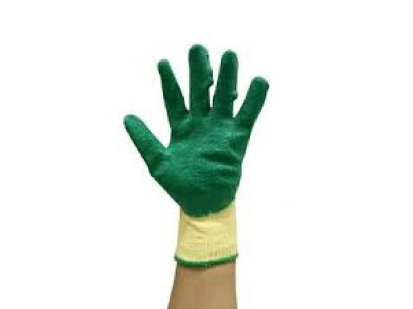 product image for Yellow-Green Latex Glove Size 11/XL (Pair)