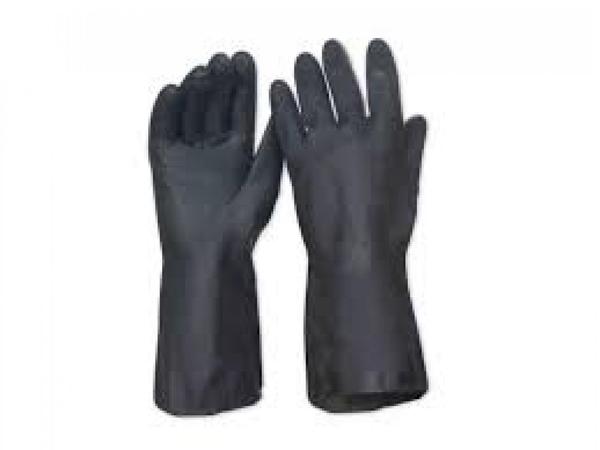 product image for Black Neoprene Heavy Duty Gloves (33cm) - Large Pair
