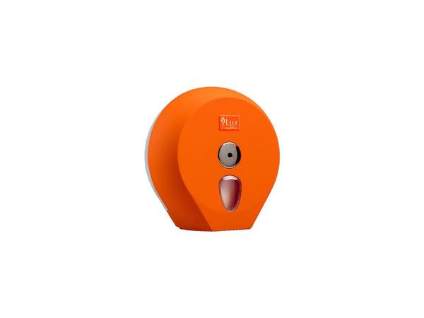 product image for Livi Orange Jumbo Toilet Roll Dispenser