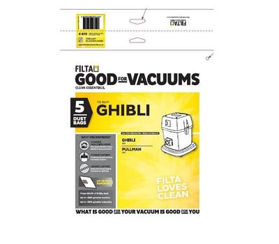 image of Pulman/GHIBLI AS5 Microfibere Vacuum Bags 5 Pack